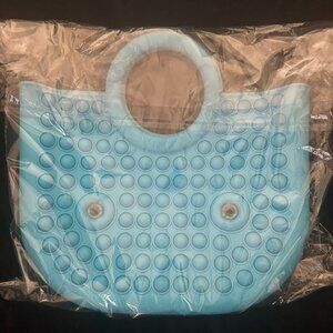 PopIt Purse, Blue, cute little eyes